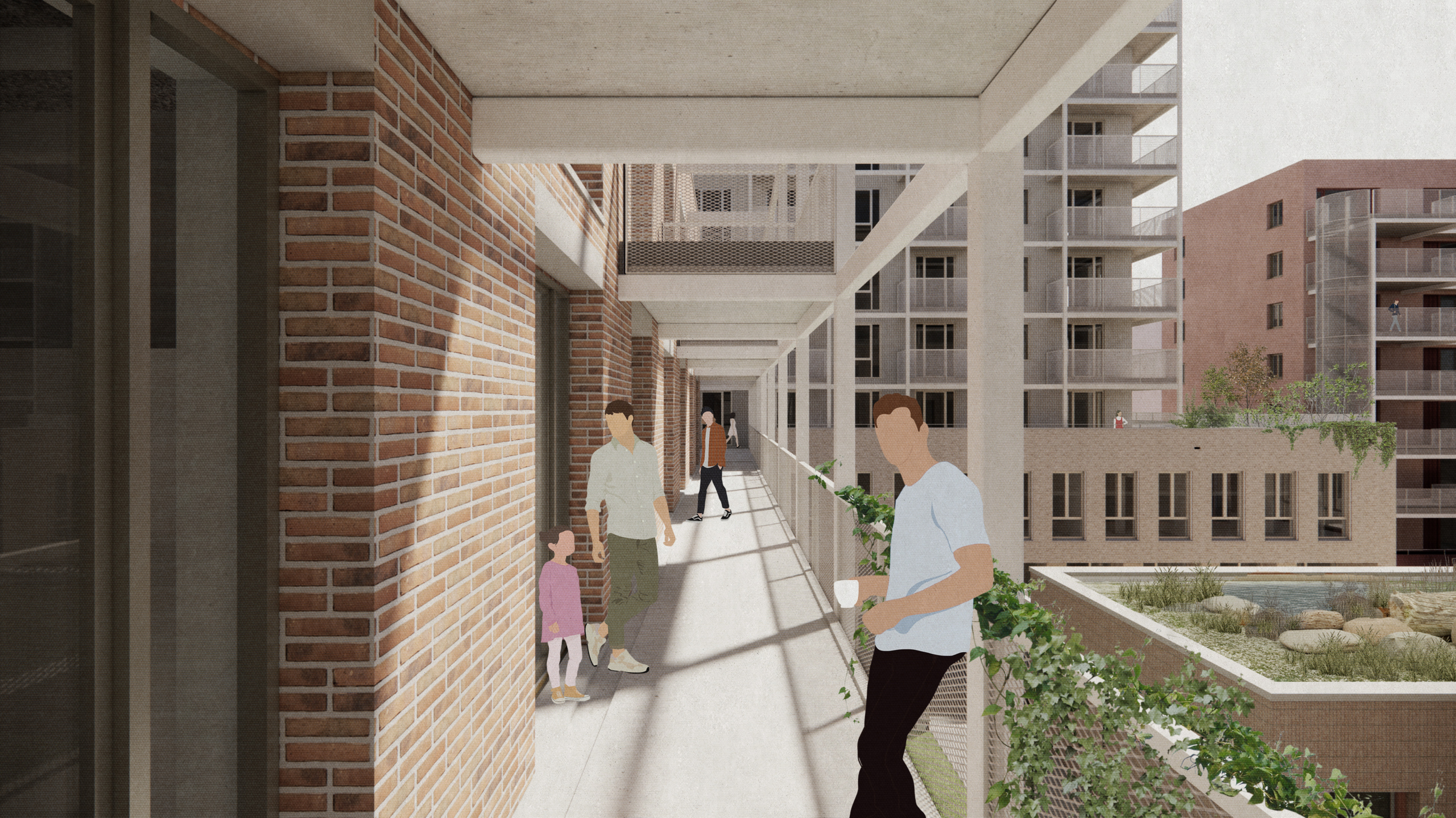 PERSP Galerij T3 richting T4 – 2